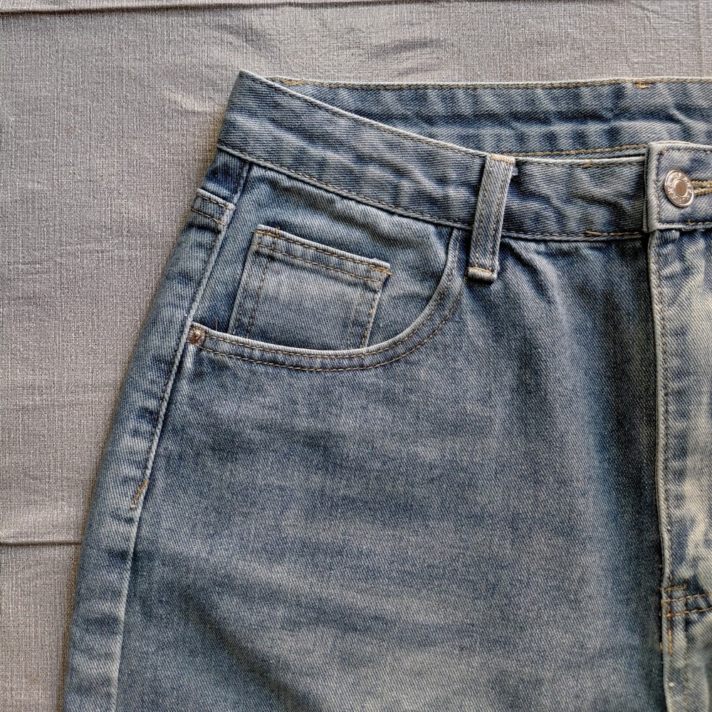 Shein High Waisted Wide Leg Jeans Women's Sz 30 Baggy Skater 31" Inseam - Picture 3 of 14